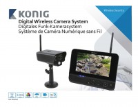 König SAS-TRANS60 - bezdrôtový kamerový systém so 7" monitorom